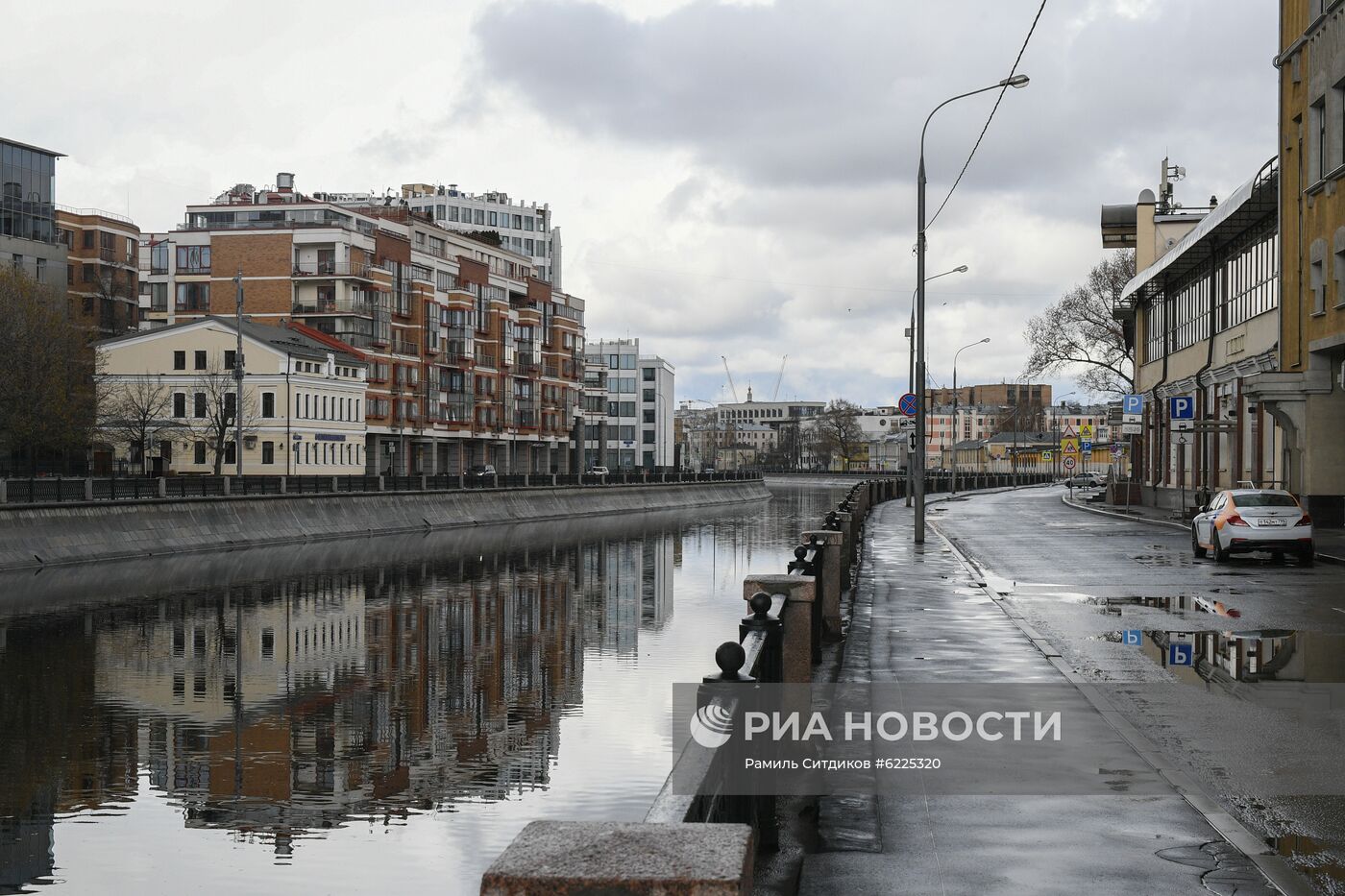 Москва во время режима самоизоляции жителей