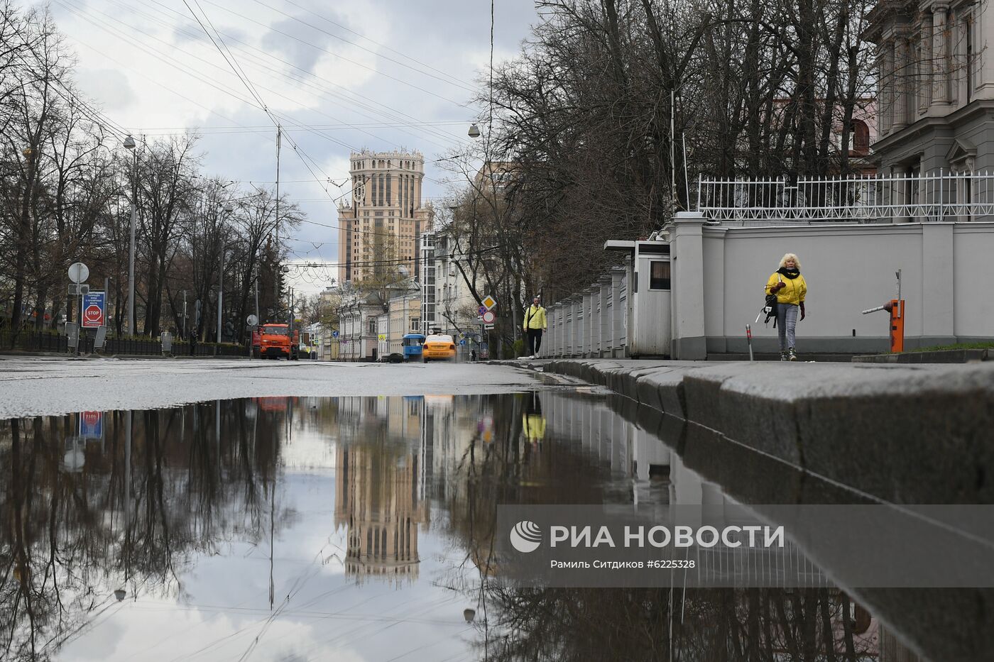 Москва во время режима самоизоляции жителей