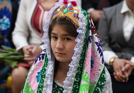 Праздник тюльпанов в Таджикистане