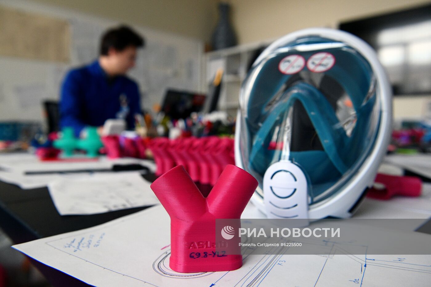 Печать на 3D-принтерах средств защиты от коронавируса для врачей