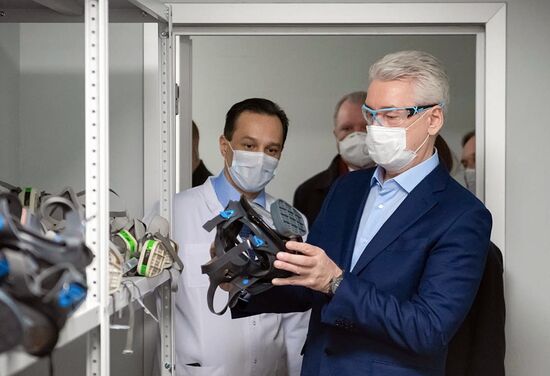 Открытие коронавирусного стационара на базе ГКБ № 24