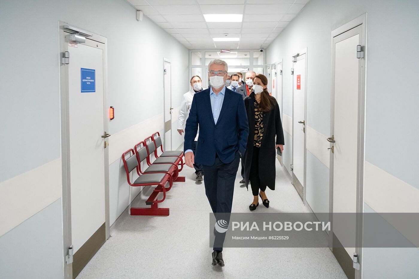 Открытие коронавирусного стационара на базе ГКБ № 24