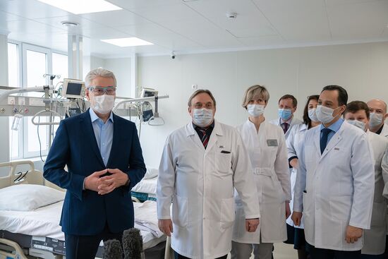 Открытие коронавирусного стационара на базе ГКБ № 24