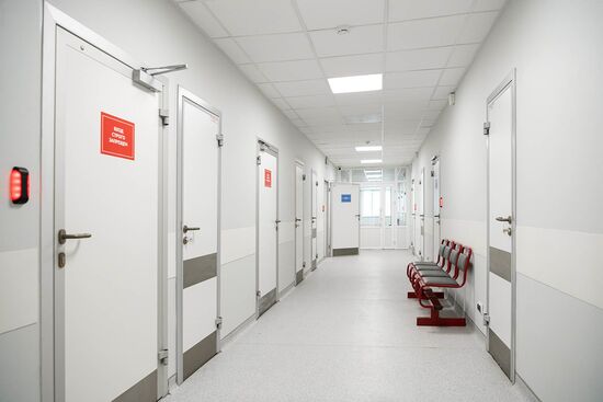 Открытие коронавирусного стационара на базе ГКБ № 24