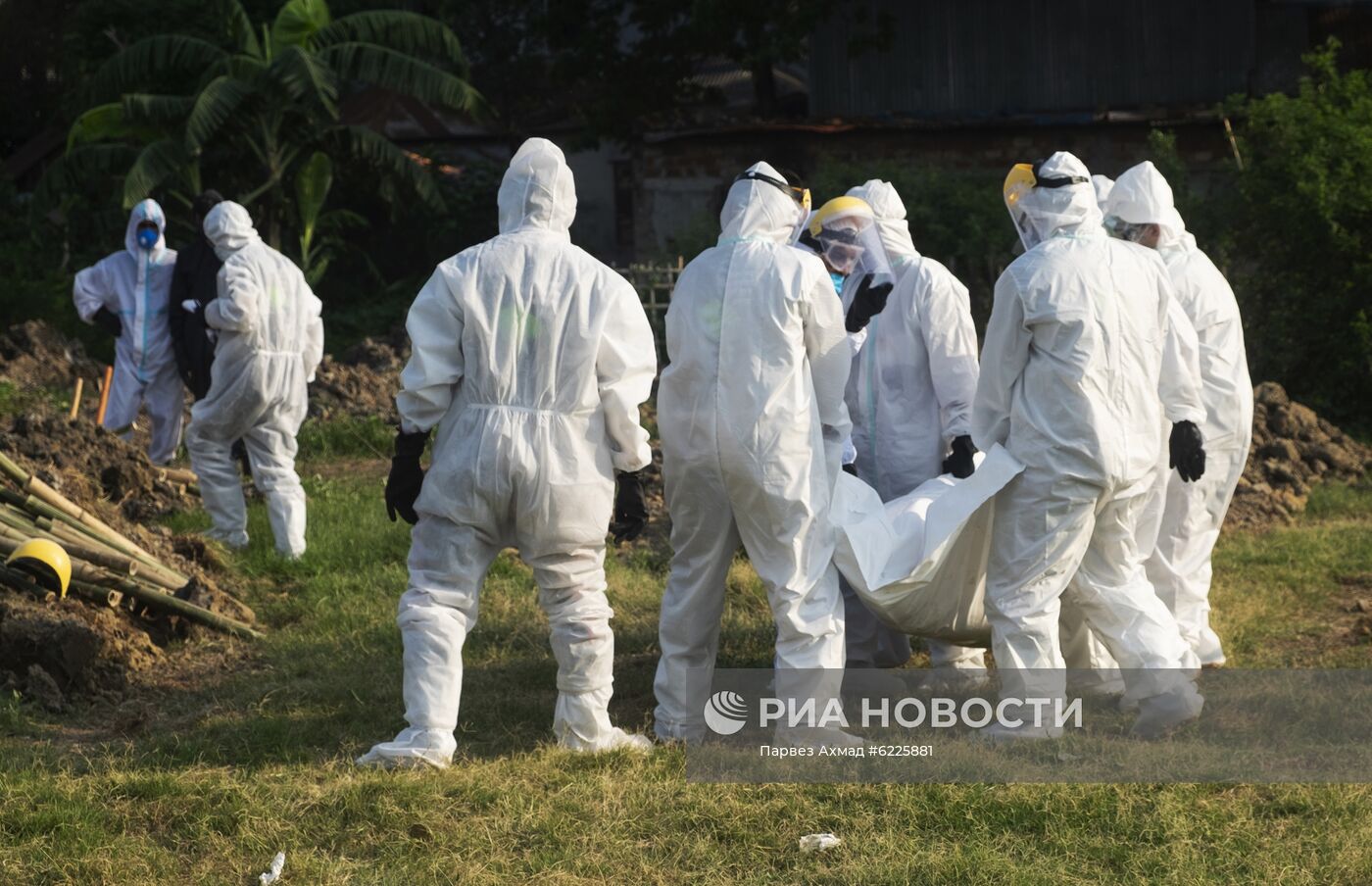 Похороны пациентов, умерших от коронавируса