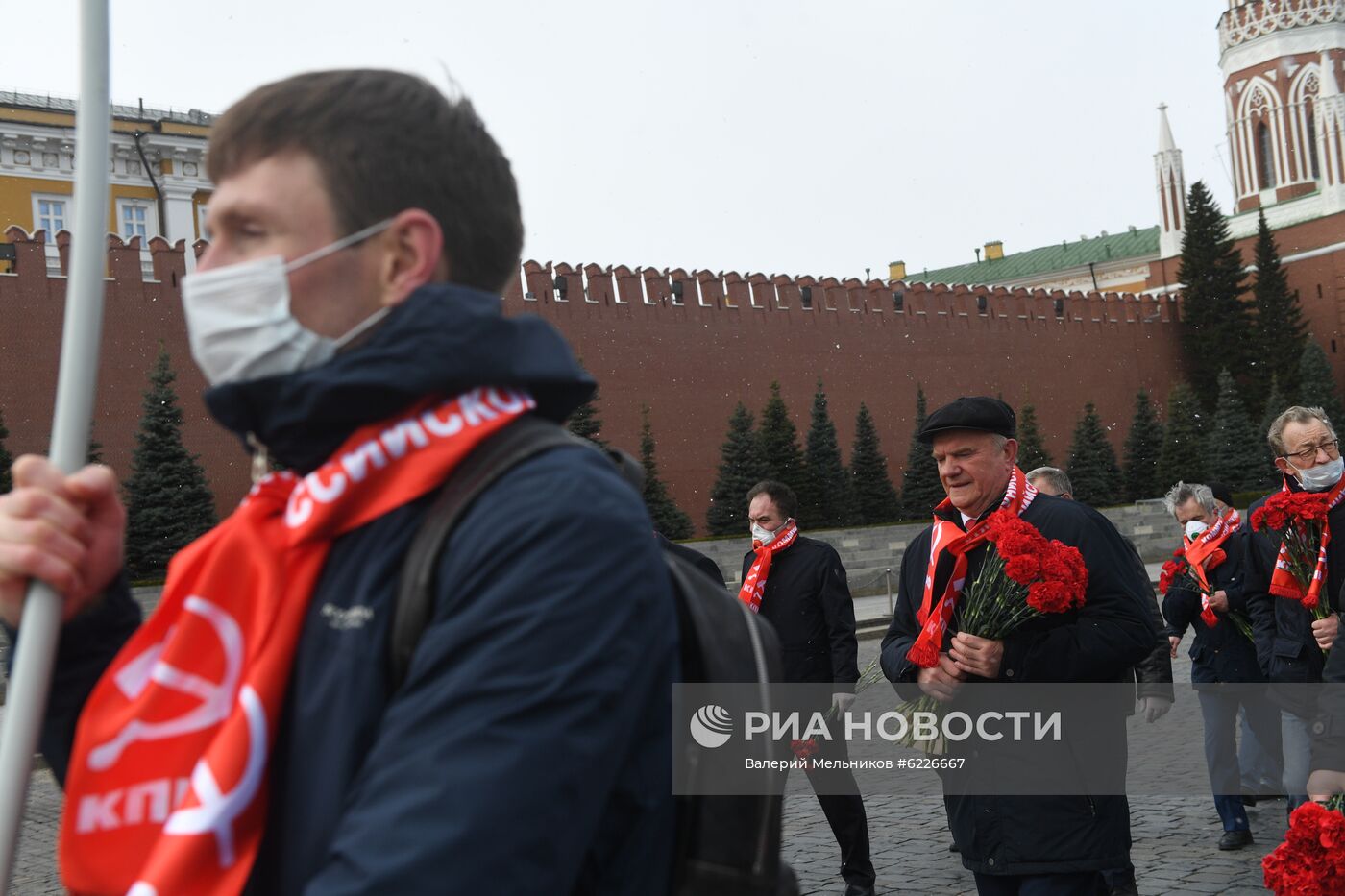 Акция КПРФ, приуроченная к 150-летию со дня рождения В. Ленина