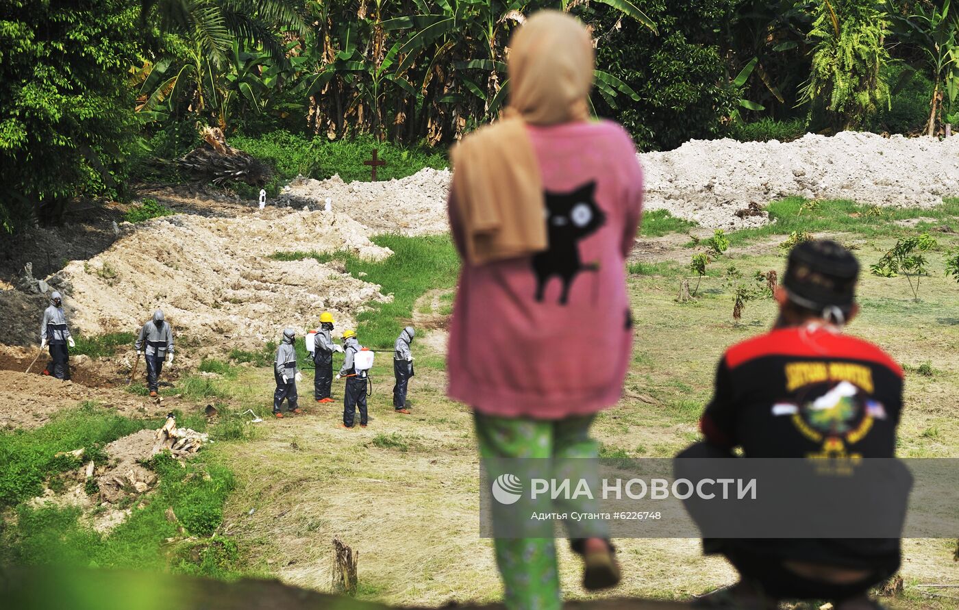 Похороны пациентов, умерших от коронавируса