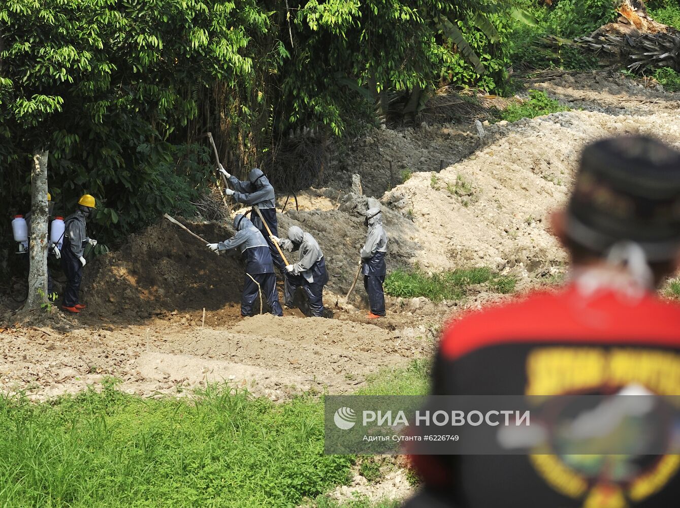 Похороны пациентов, умерших от коронавируса