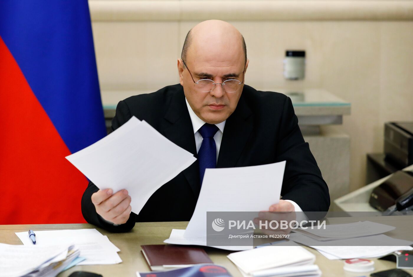 Премьер-министр РФ М. Мишустин провел заседание Координационного совета по борьбе с коронавирусной инфекцией