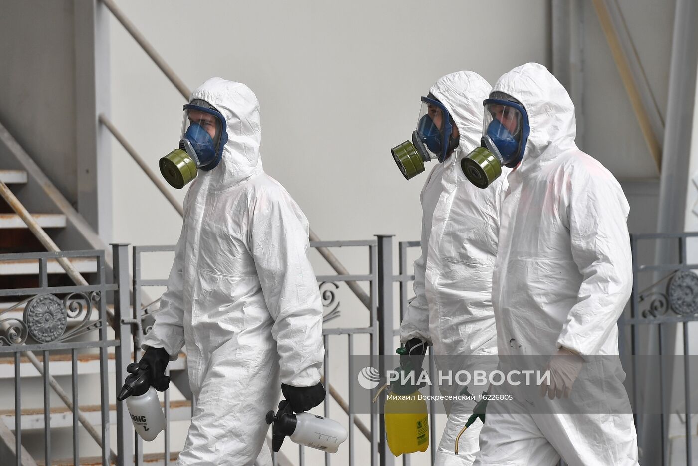 Дезинфекция Киевского вокзала в Москве