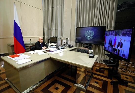 Премьер-министр РФ М. Мишустин провел заседание Координационного совета по борьбе с коронавирусной инфекцией