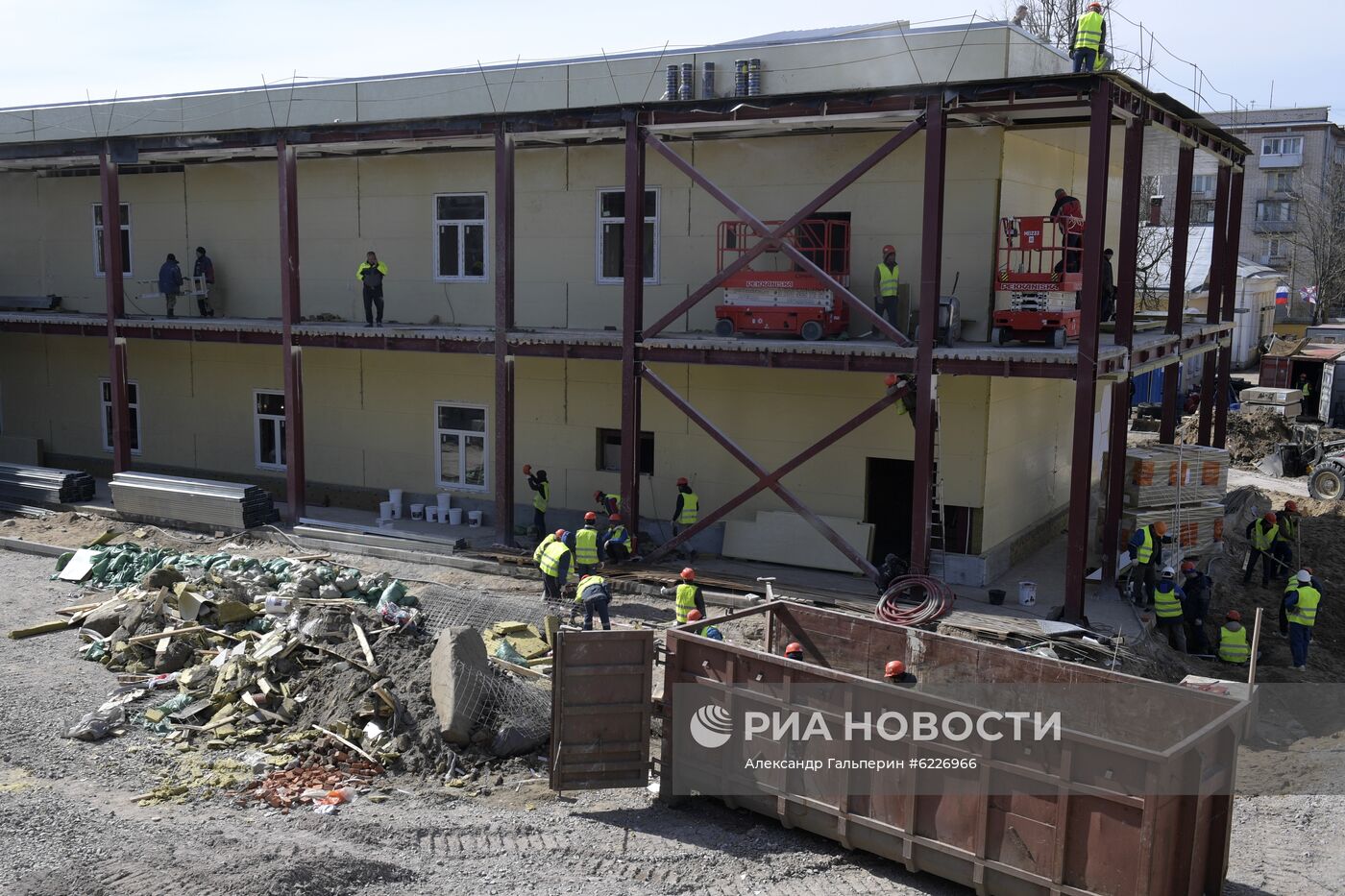 Строительство многофункционального медицинского центра в Пушкине