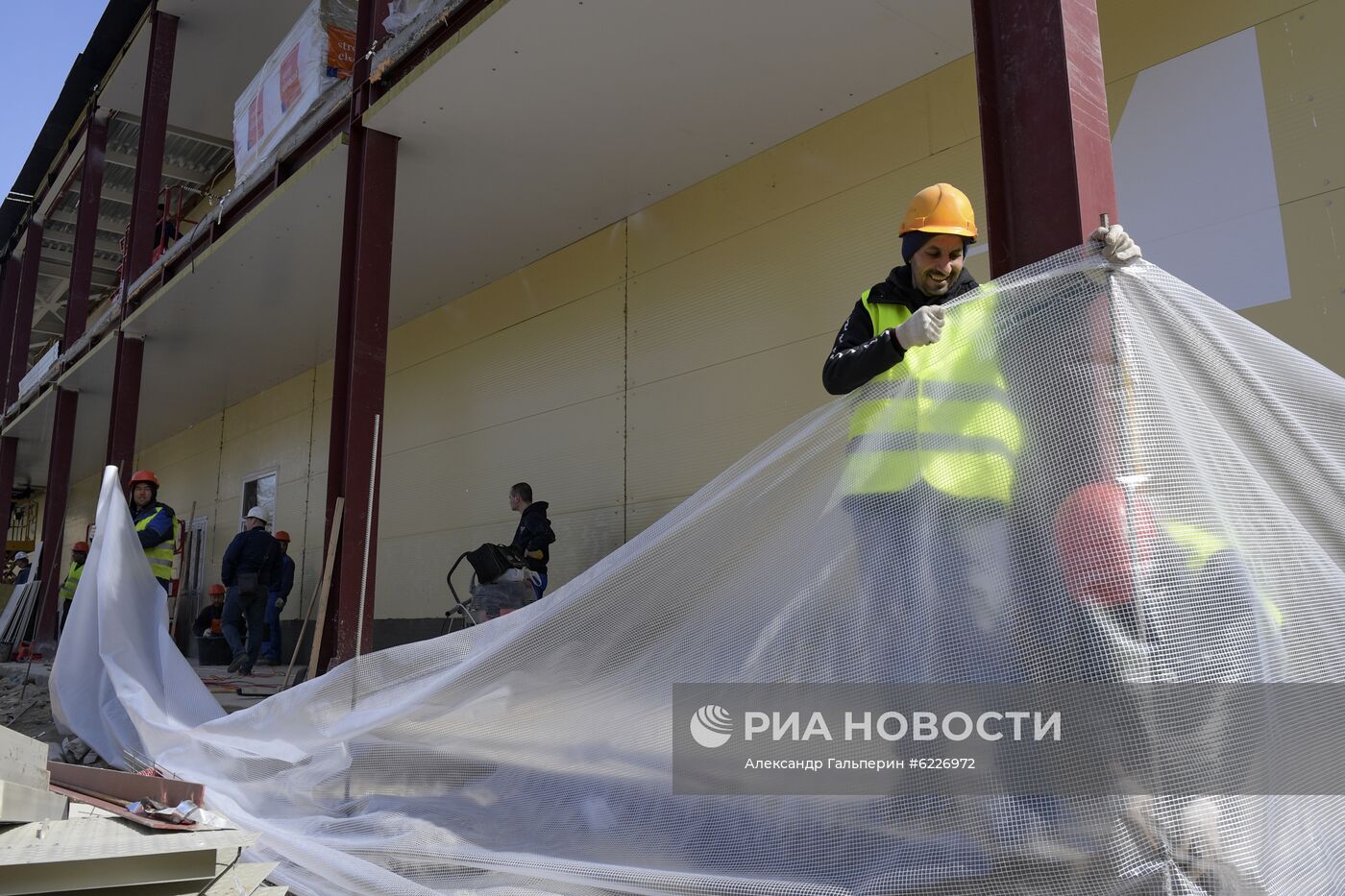 Строительство многофункционального медицинского центра в Пушкине