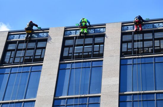 Москва во время режима самоизоляции жителей