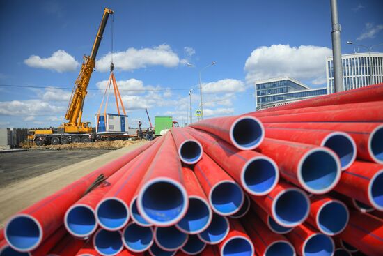 Строительство корпуса многопрофильного медцентра "Новомосковский"