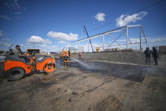 Строительство корпуса многопрофильного медцентра "Новомосковский"
