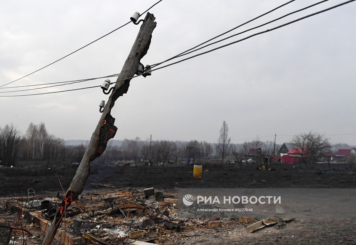 Пожары в Новосибирской области