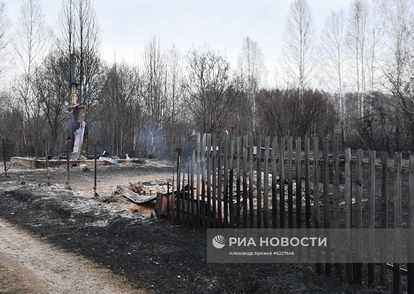 Пожары в Новосибирской области