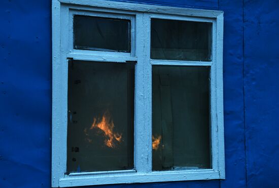 Пожары в Новосибирской области