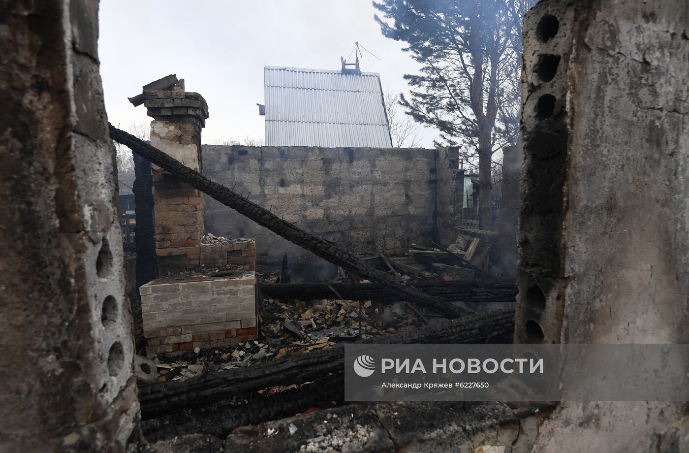 Пожары в Новосибирской области