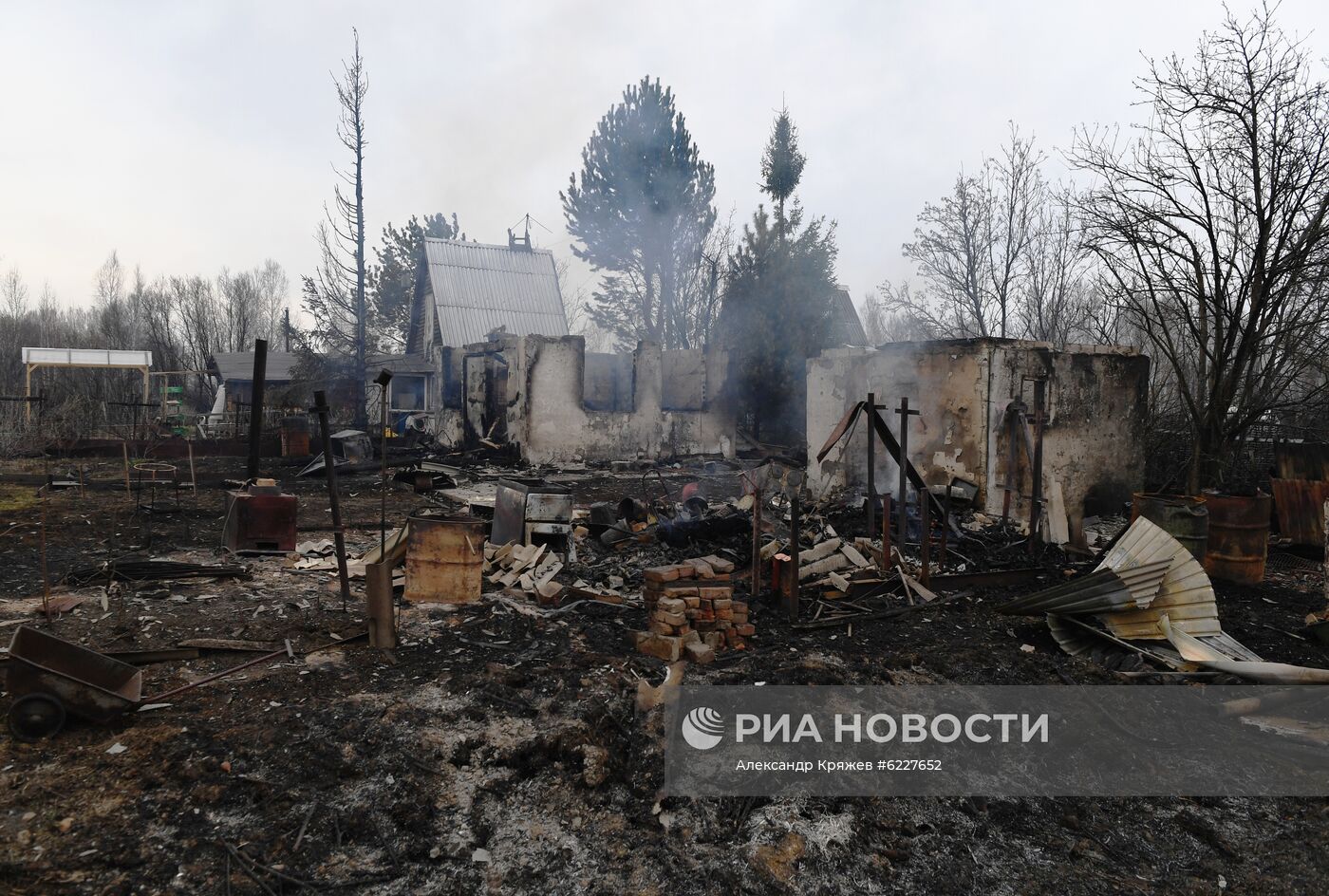 Пожары в Новосибирской области