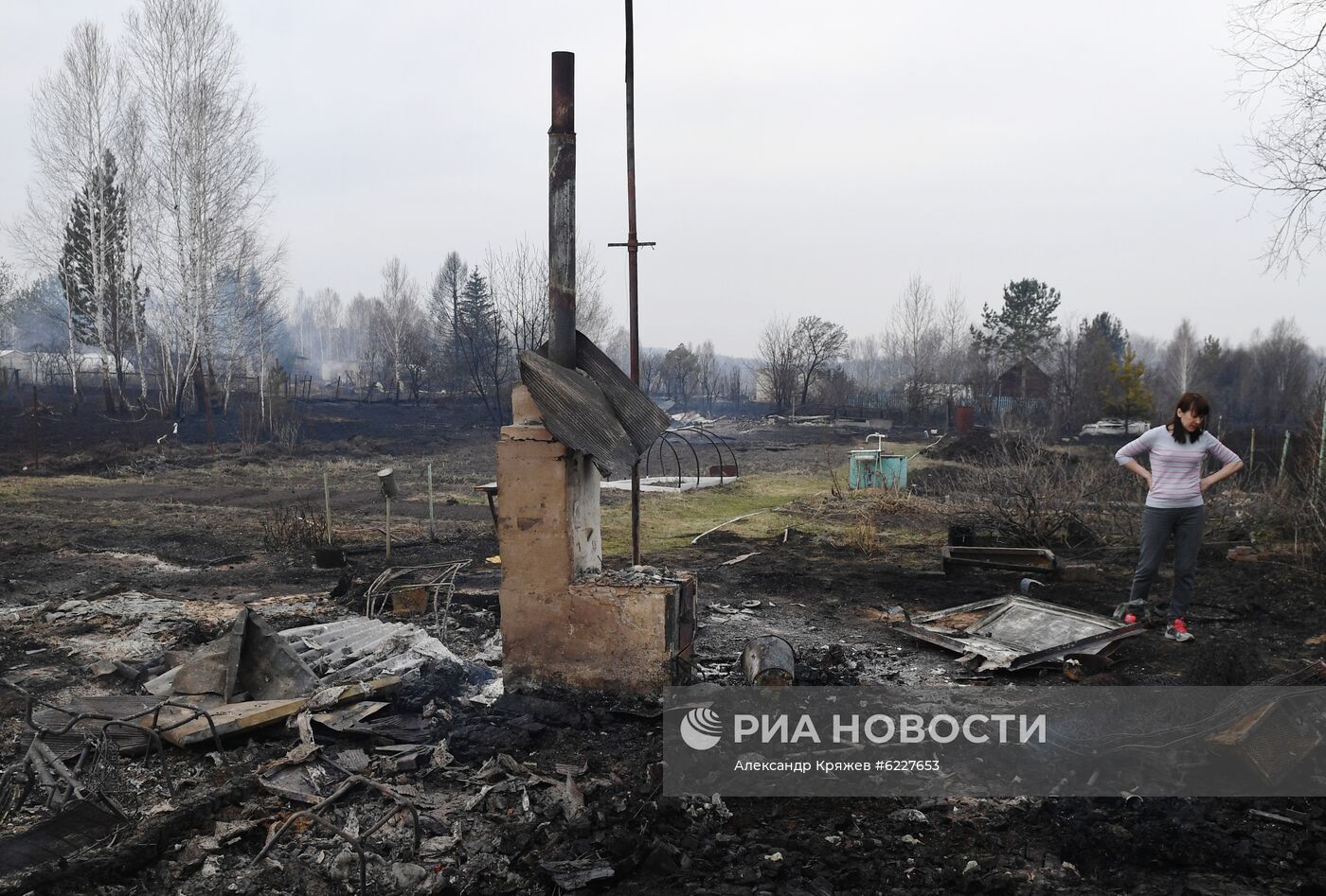 Пожары в Новосибирской области