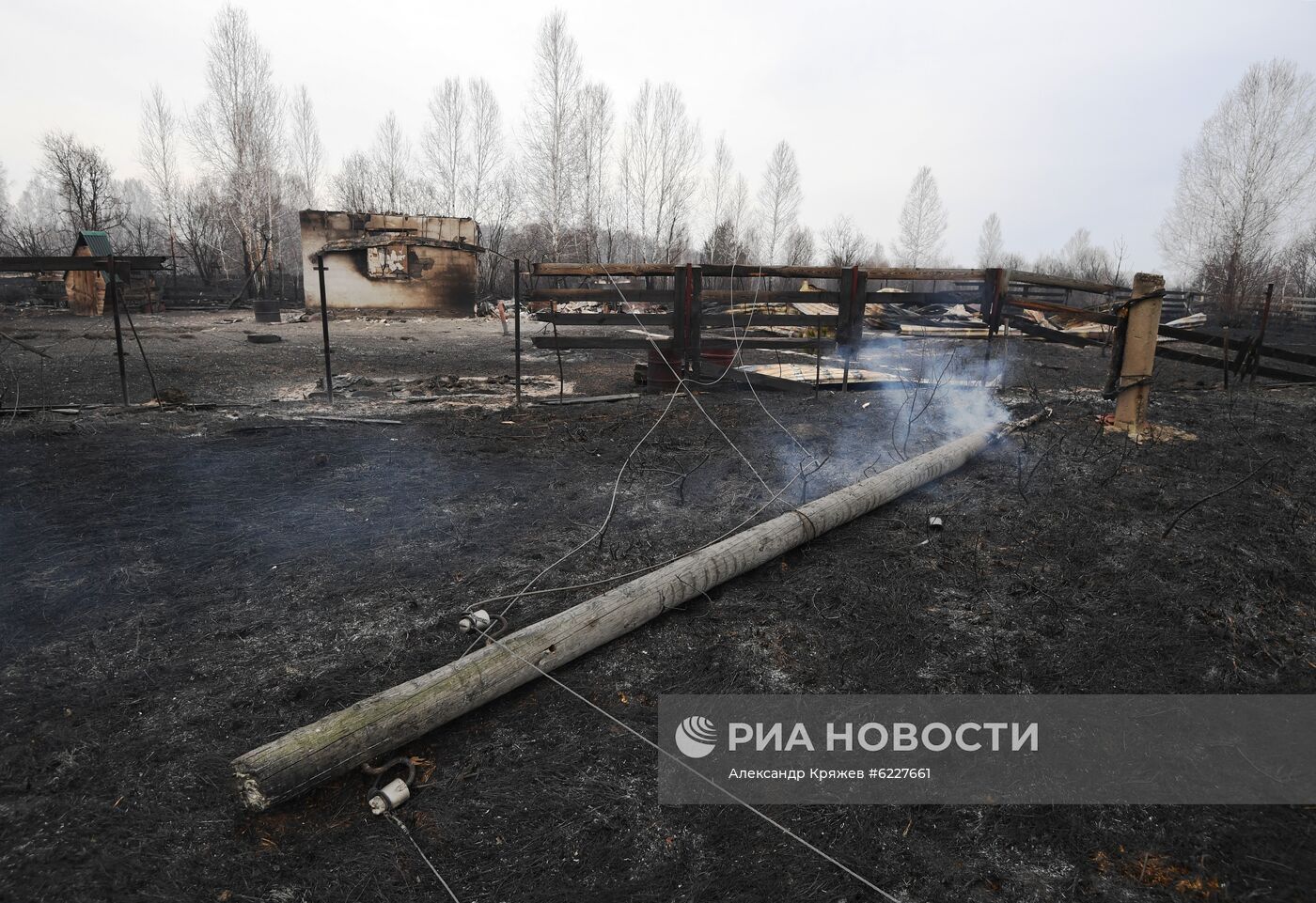 Пожары в Новосибирской области