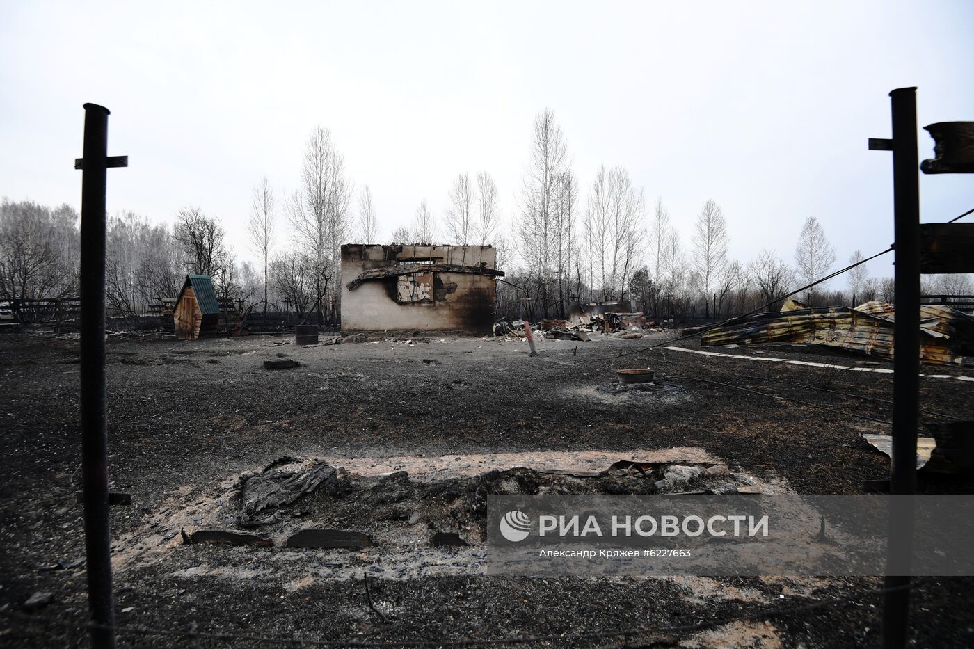 Пожары в Новосибирской области