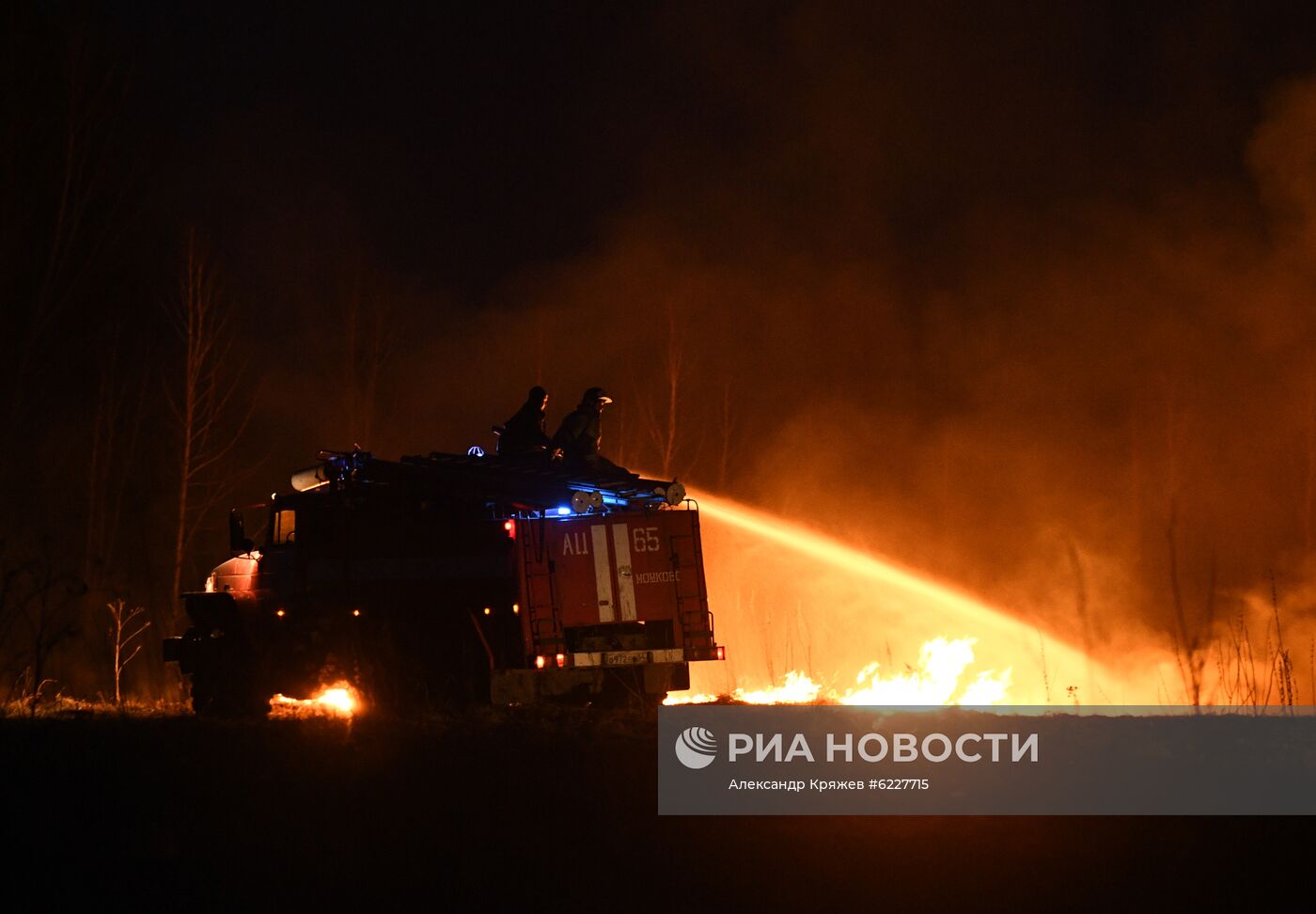 Пожары в Новосибирской области