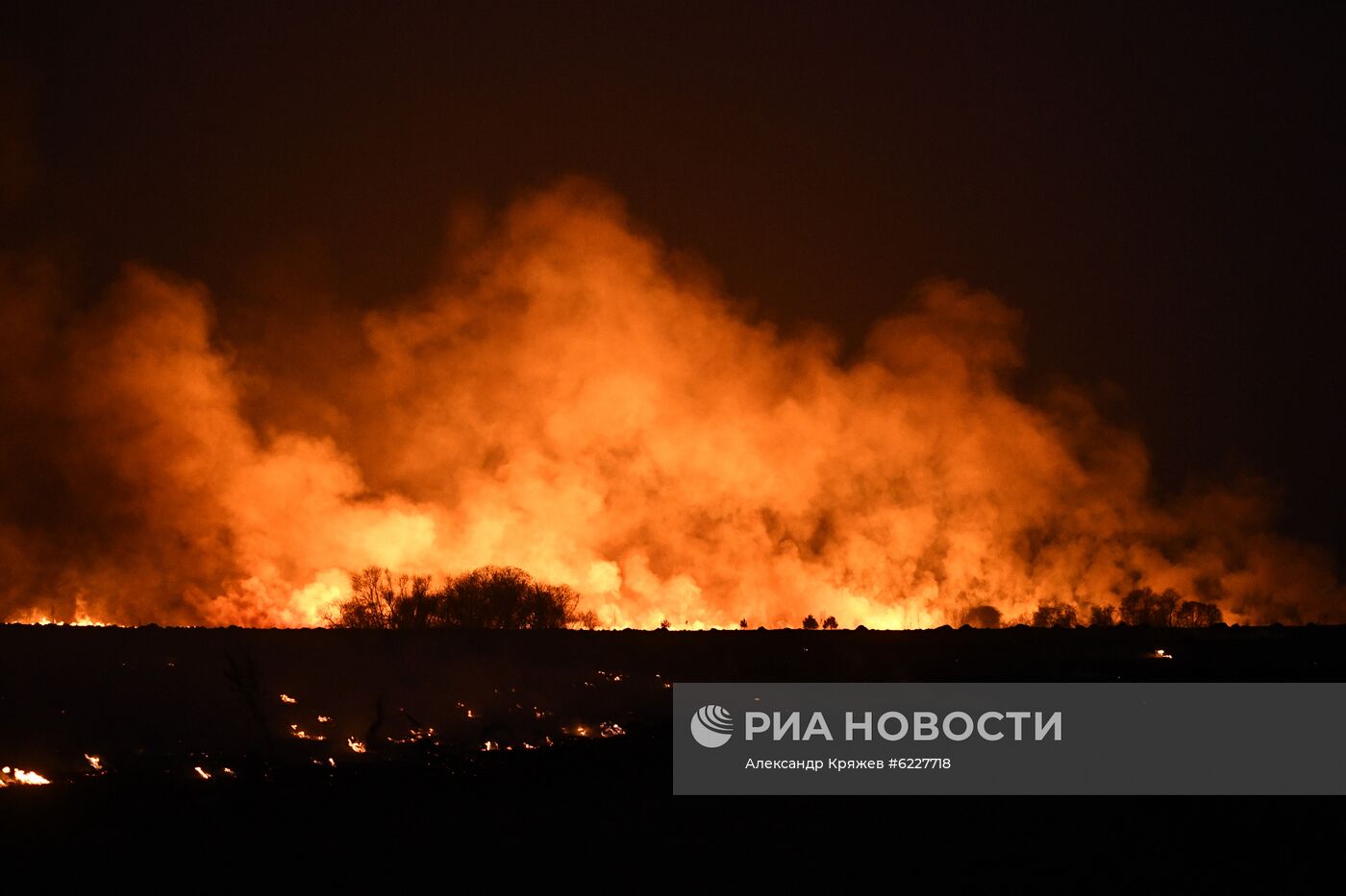 Пожары в Новосибирской области