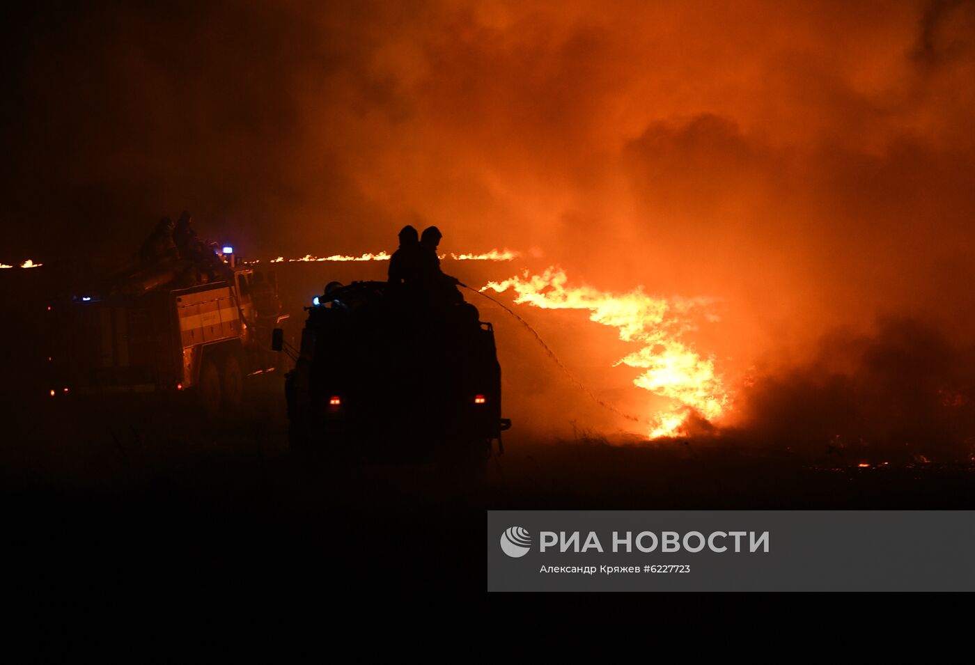 Пожары в Новосибирской области