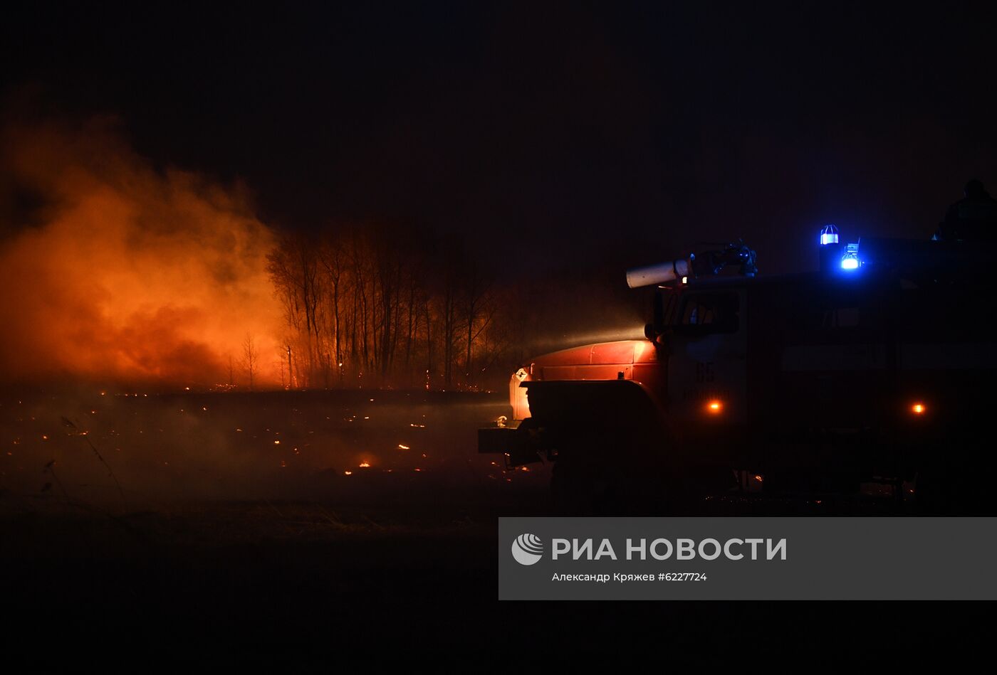 Пожары в Новосибирской области