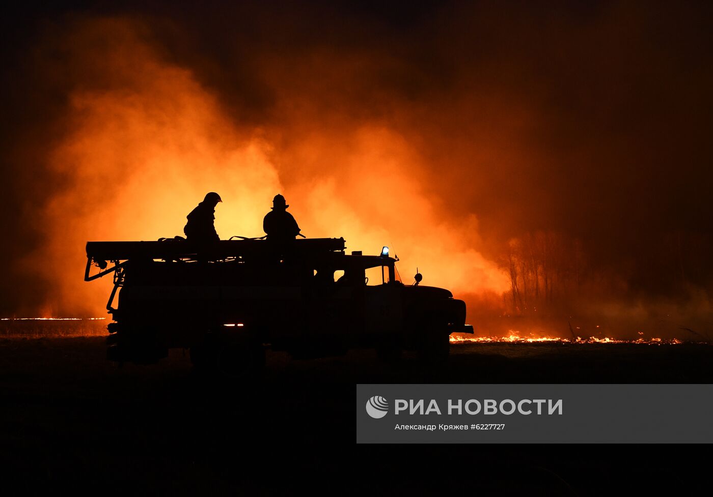 Пожары в Новосибирской области