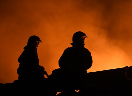 Пожары в Новосибирской области
