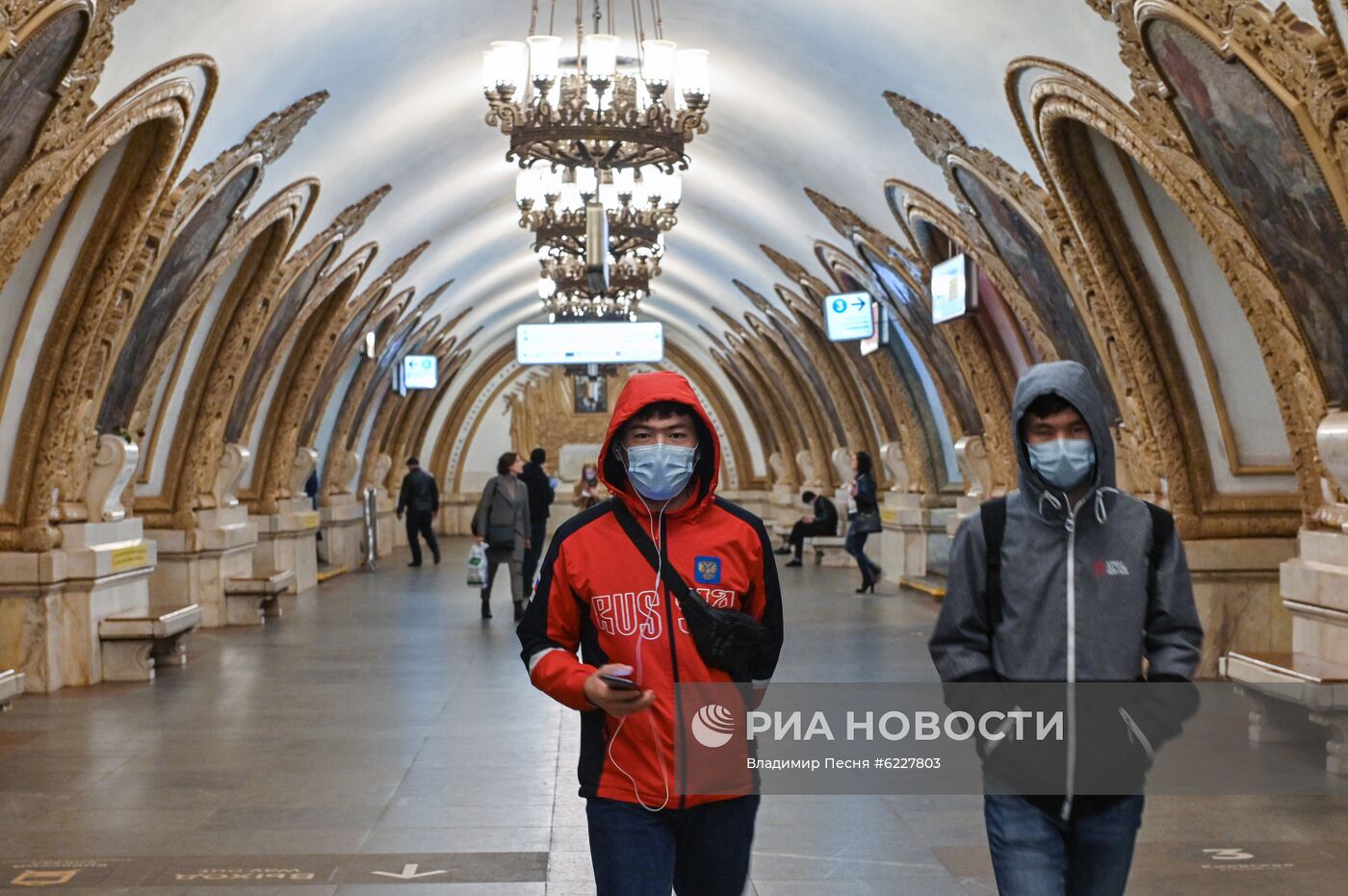 Московский метрополитен в период режима самоизоляции граждан