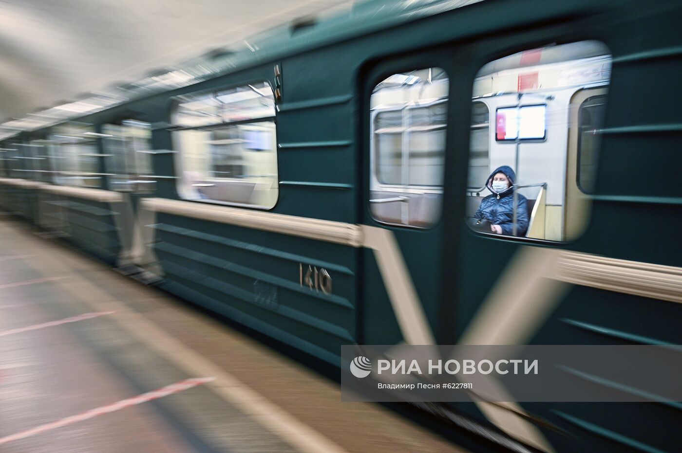 Московский метрополитен в период режима самоизоляции граждан