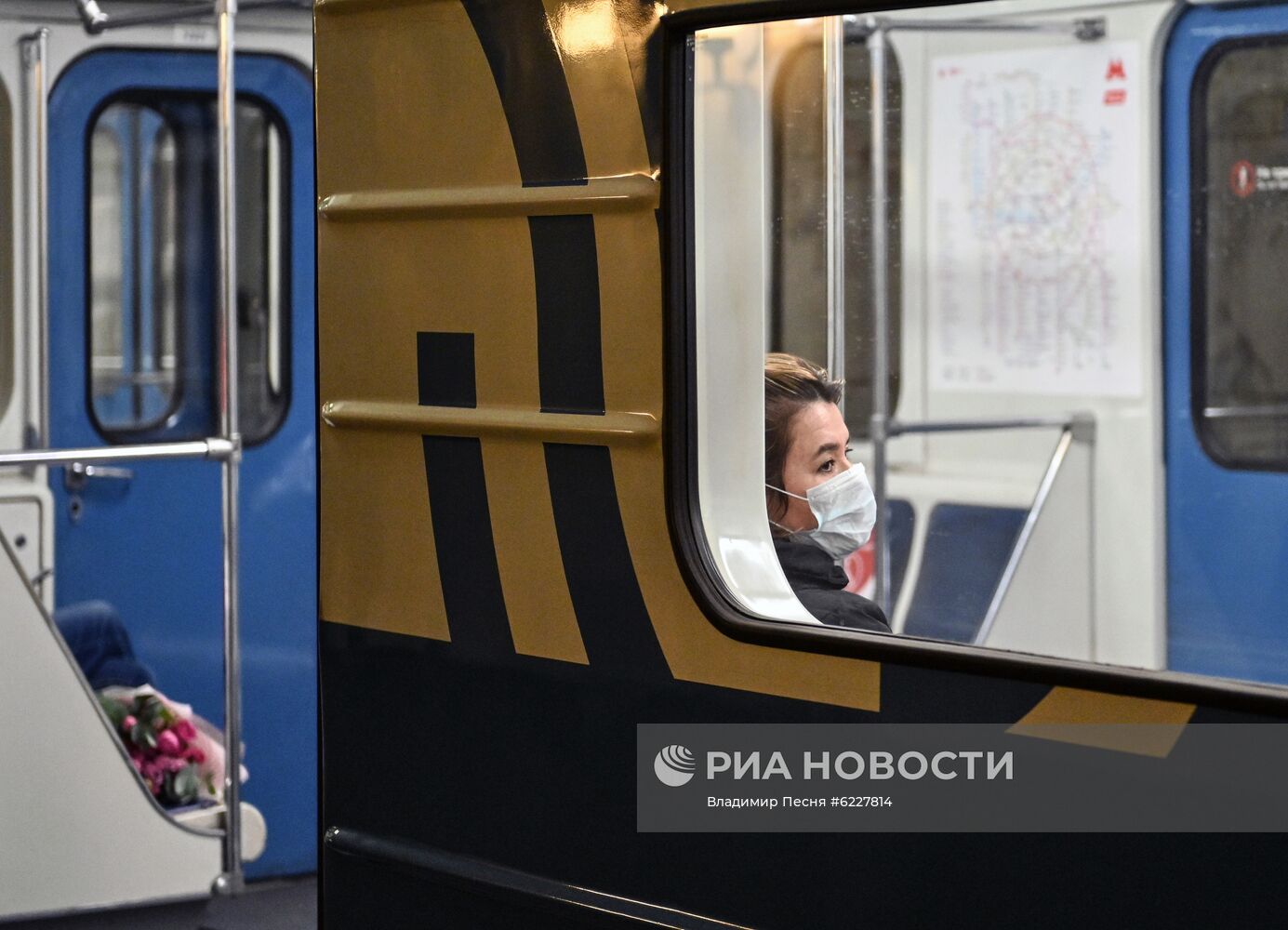 Московский метрополитен в период режима самоизоляции граждан