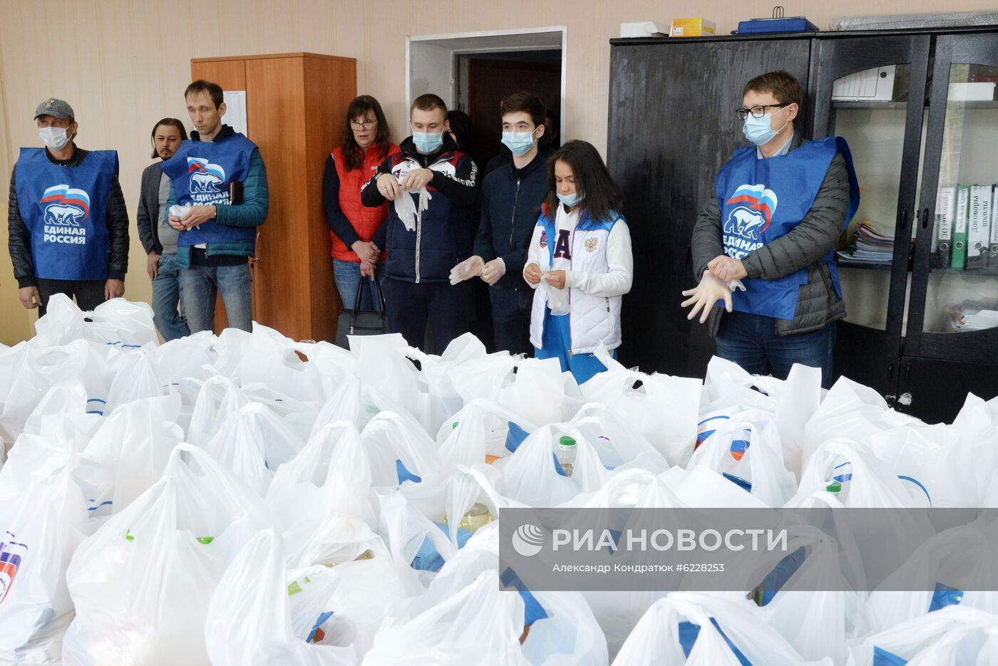 Работа волонтеров в Челябинской области