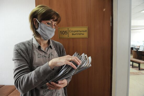 Работа центра занятости населения в Тамбовской области