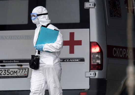 Карантинный центр в Коммунарке