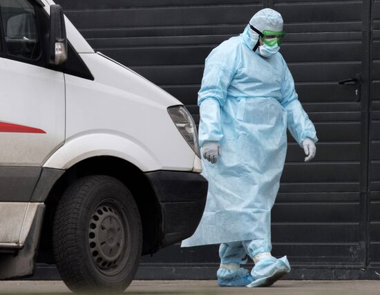 Карантинный центр в Коммунарке