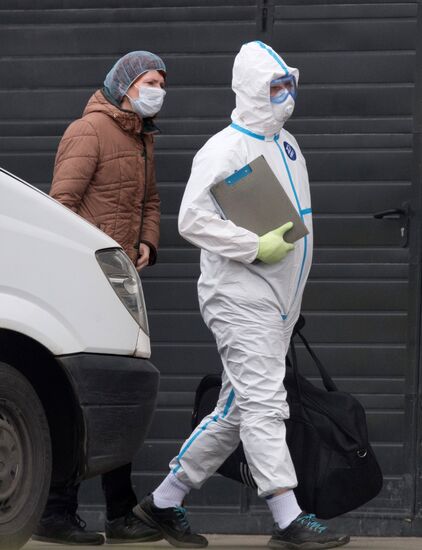 Карантинный центр в Коммунарке