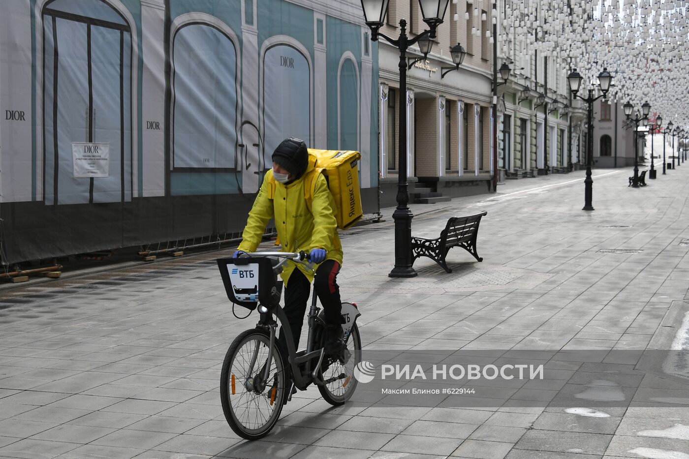 Москва во время режима повышенной готовности из-за коронавируса