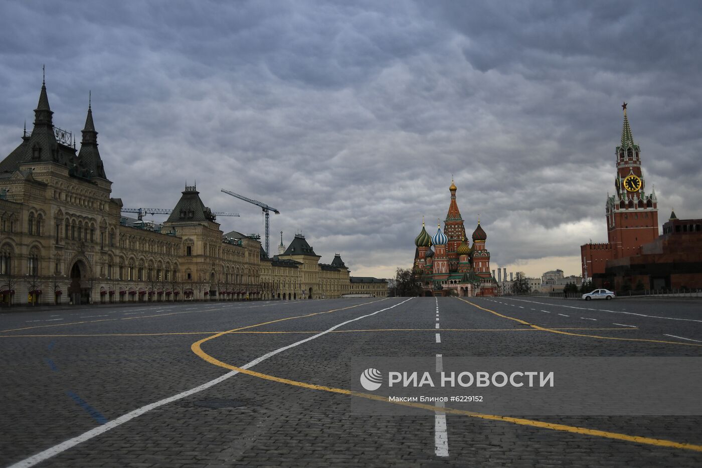 Москва во время режима повышенной готовности из-за коронавируса