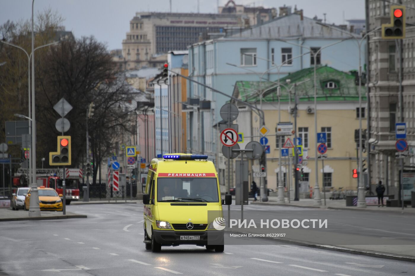 Москва во время режима повышенной готовности из-за коронавируса