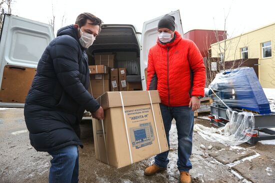 Аппараты ИВЛ для Мончегорской центральной больницы от компании "Норникель"