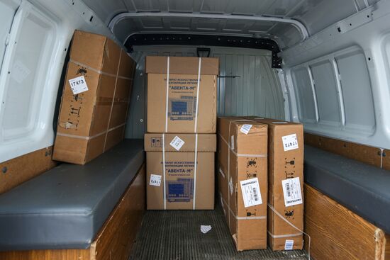 Аппараты ИВЛ для Мончегорской центральной больницы от компании "Норникель"