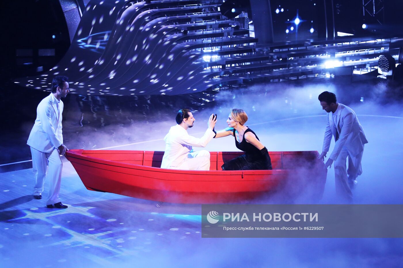 Съемки четвертого выпуска шоу "Танцы со звездами" на телеканале "Россия 1"