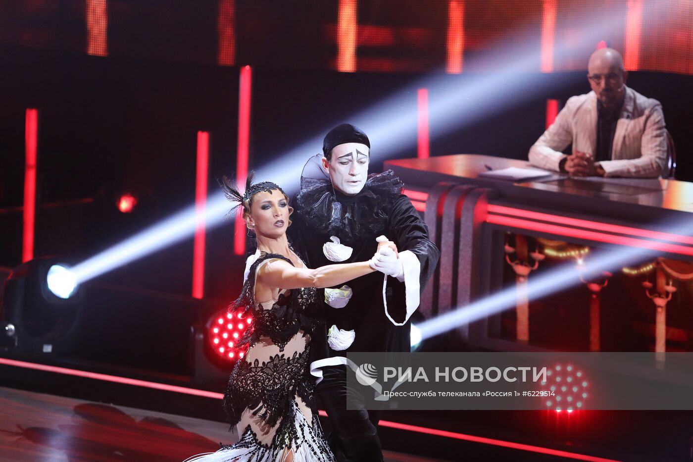 Съемки четвертого выпуска шоу "Танцы со звездами" на телеканале "Россия 1"