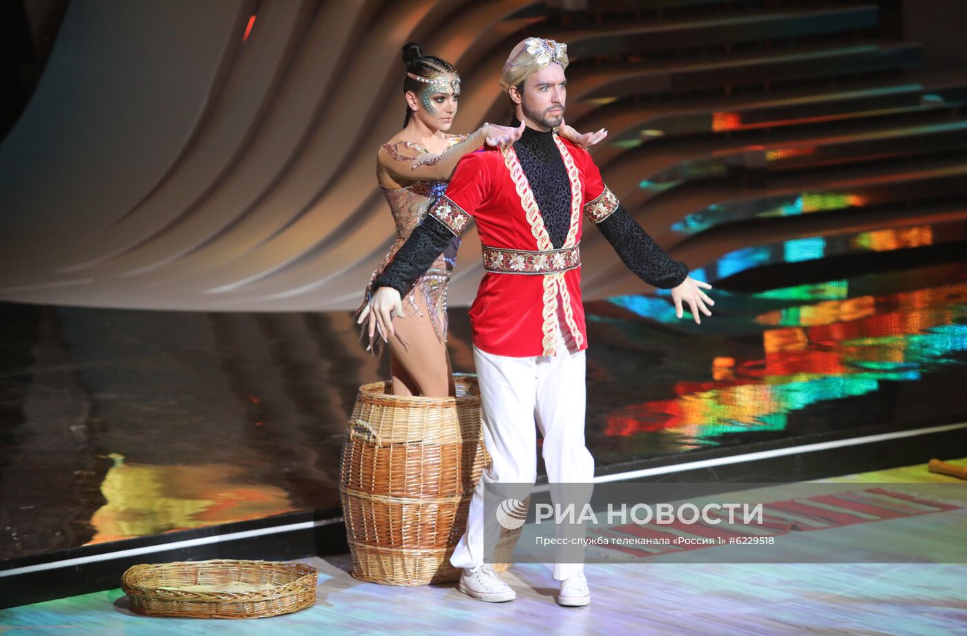 Съемки четвертого выпуска шоу "Танцы со звездами" на телеканале "Россия 1"